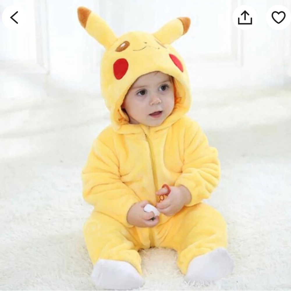 Pokémon Pikachu Onesie Costume - 18 months